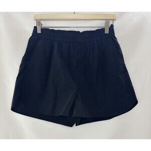 MADEWELL $50 Pull On Black Shorts with Front Pockets‎ Black SMALL NWT